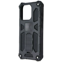 MyBat Sturdy Hybrid Series Case with Kickstand for Apple iPhone 15 Pro - Black