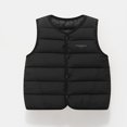 thumbnail image 2 of JAJAHO Baby Boys Girls Puffer Vest Toddler Winter Lightweight Sleeveless Button Up Quilted Jacket 6M-6Y, 2 of 4