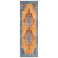 thumbnail image 3 of Unique Loom Thomas Timeless Rug Orange/Brown 2' x 6' 1" Runner Medallion Transitional Perfect For Bathroom Hallway Mud Room Laundry Room, 3 of 7