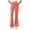 Orange, variant on YTCAMLO No Front Womens Flare Yoga Pants Casual Bootcut Legging Stretch Tummy Control Lounge Pants High Waisted Gym Workout Leggings, Blue1 S