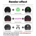 thumbnail image 4 of SLECKTON Custom Baseball Cap Brand Logo Design DIY Sun Hat Embroidery Print Photo Washed Retro Cotton Cowboy Hat Adult Wholesale RWJDXD, 4 of 7