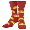 thumbnail image 4 of Crazy Socks, Tacos, Funny Socks for Men Women, Fun Crew Print, Large, 4 of 6