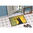 thumbnail image 4 of Summer Sunflowers Black Scottish Terrier Indoor or Outdoor Mat 18x27 27 in x 18 in, 4 of 5