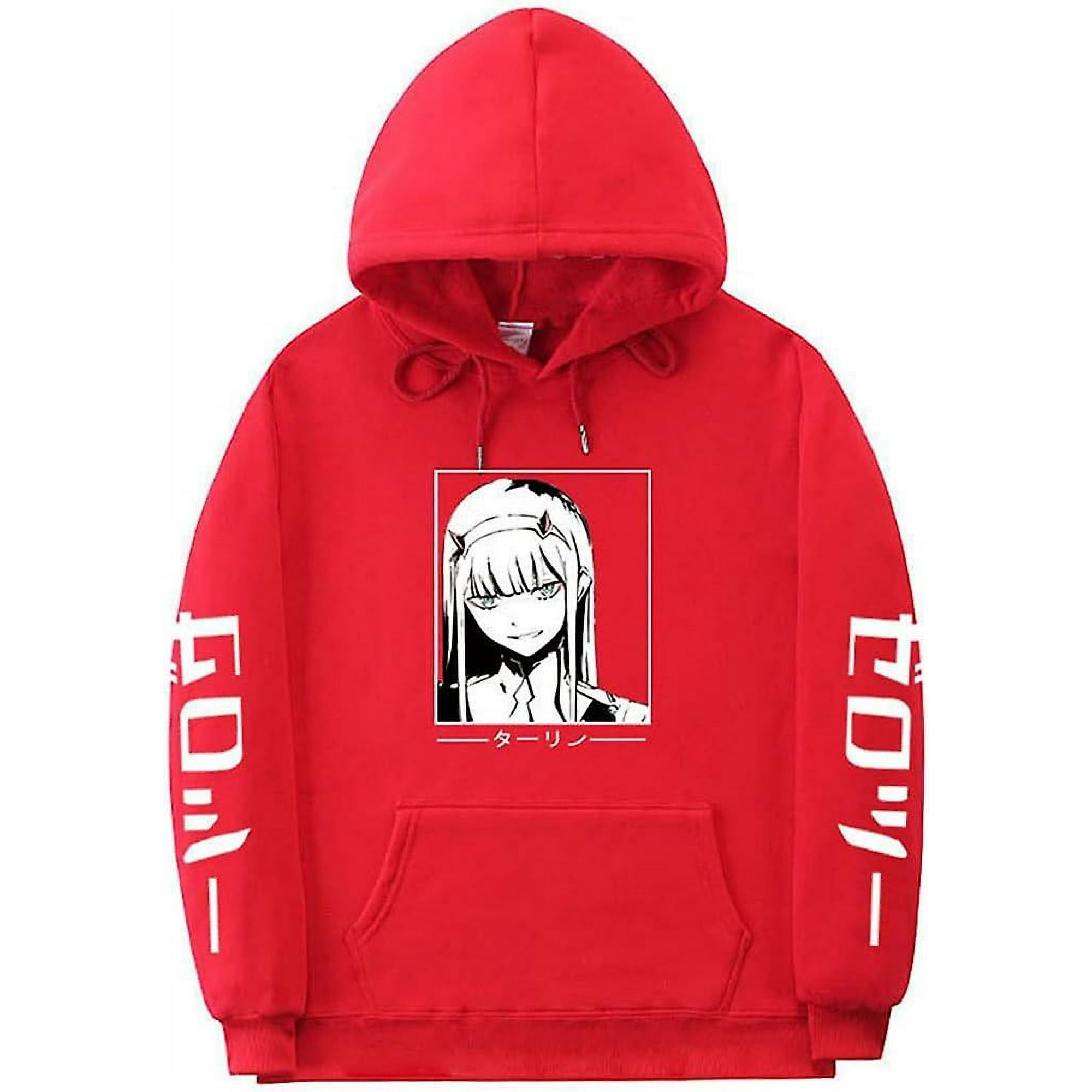 Darling In The Franxx Men Women Unisex Hoodies Sweatshirts Hoodie Anime 02 Cosplay Costume Long Sleeve Hoodie Sweatshirt Loose Autumn Winter Sweats Walmart