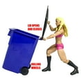 thumbnail image 6 of Blue Dumpster & 3 Blue Recycling Trash Cans With Lid & Wheels for WWE & AEW Wrestling Figures, 6 of 6