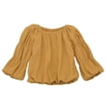 thumbnail image 1 of POINTERTECK Enfants Blouse de Mode Bébé Fille Manches Longues Couleur Unie Puff Manches Rose, 1 of 6