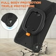 thumbnail image 5 of XYX Case for iPad Air 3 10.5 Inch 2019/iPad Pro 10.5 Inch 2017, 360 Degree Rotating Hand Grip Shockproof Cover with Shoulder Strap, Black, 5 of 7