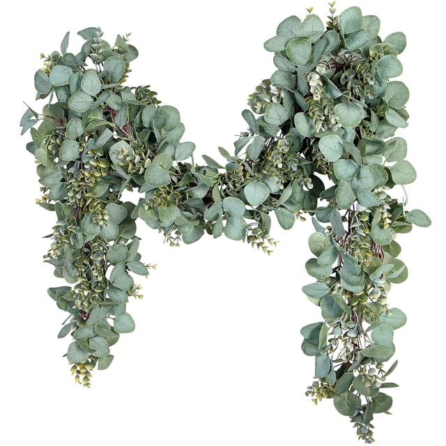 Guirnalda de eucalipto Ouddy Decor Lush Silver Dollar de 2 m