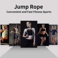 thumbnail image 3 of Jump Rope - Soft Beaded Segment Skipping Rope - Adjustable Tangle-free Fancy Rope For Workout, 3 of 3