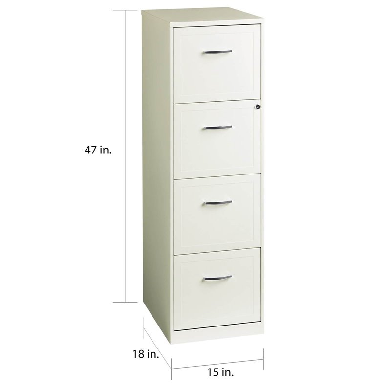 File Cabinets Scranton Co 18 Deep 2 Drawer File Cabinet In Pearl