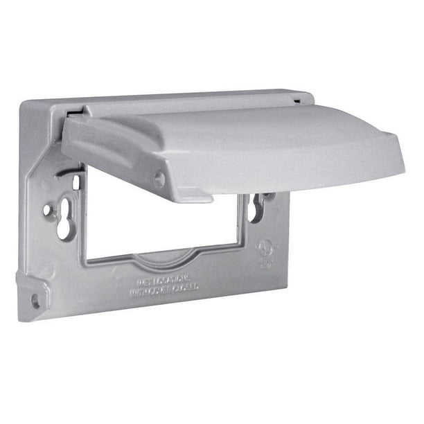 Hubbell Outdoor Lighting MX1250S Weatherproof Single Outlet Cover