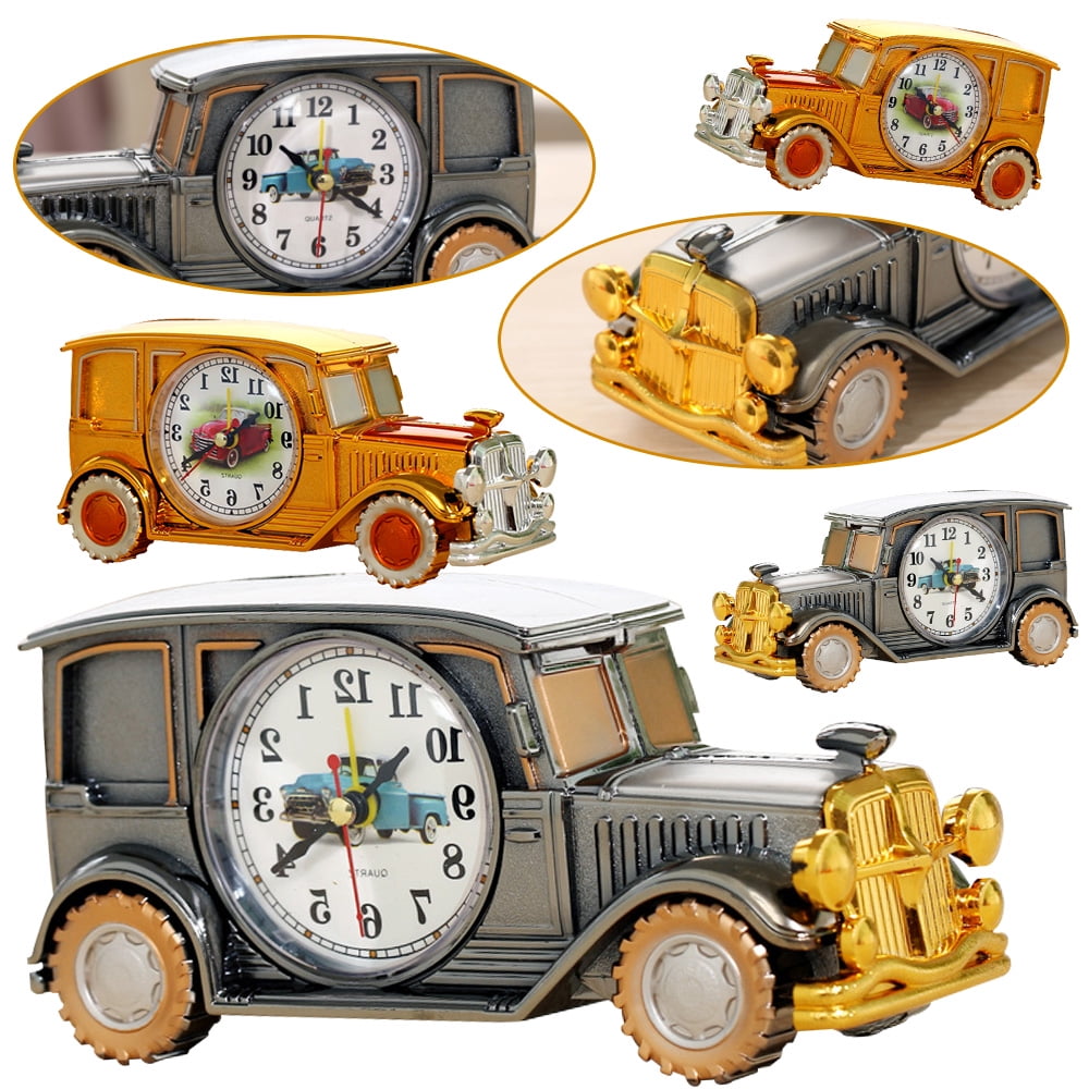 SHELLTON Retro Luxury Style Classic Car Model Alarm Clock, Beautifully