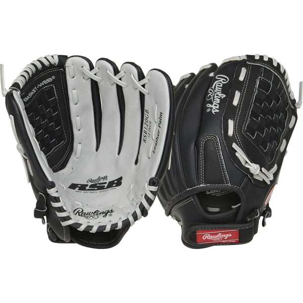 Rawlings | Guante de softbol de lanzamiento lento RSB | Lanzamiento con la mano izquierda | 12"" - Red de cesta