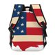 thumbnail image 4 of Easygdp American Flag Map Mochila Ergonómica Versátil para Laptop - Múltiples Bolsillos, Correas Ajustables, Unisex para Escuela, Viajes y Actividades al Aire Libre-One Size, 4 of 5
