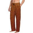 thumbnail image 6 of Naloa Orange Glitter Pajama Pants Men, PJ Bottoms, Sleep & Lounge Pants-XX-Large, 6 of 6