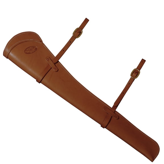 Outfitters Supply Premium U.S. Tanned Leather Carbine Rifle Scabbard Long