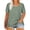 B343 Army Green summer tops for women clearance under $5, variant on Cagogo Womens Summer Short Sleeve V Neck Tunic Tops Under $5 Dressy Casual Plus Size Plain T Shirts Peasant Black Blouses Clothes Mothers Day Gifts for Grandma