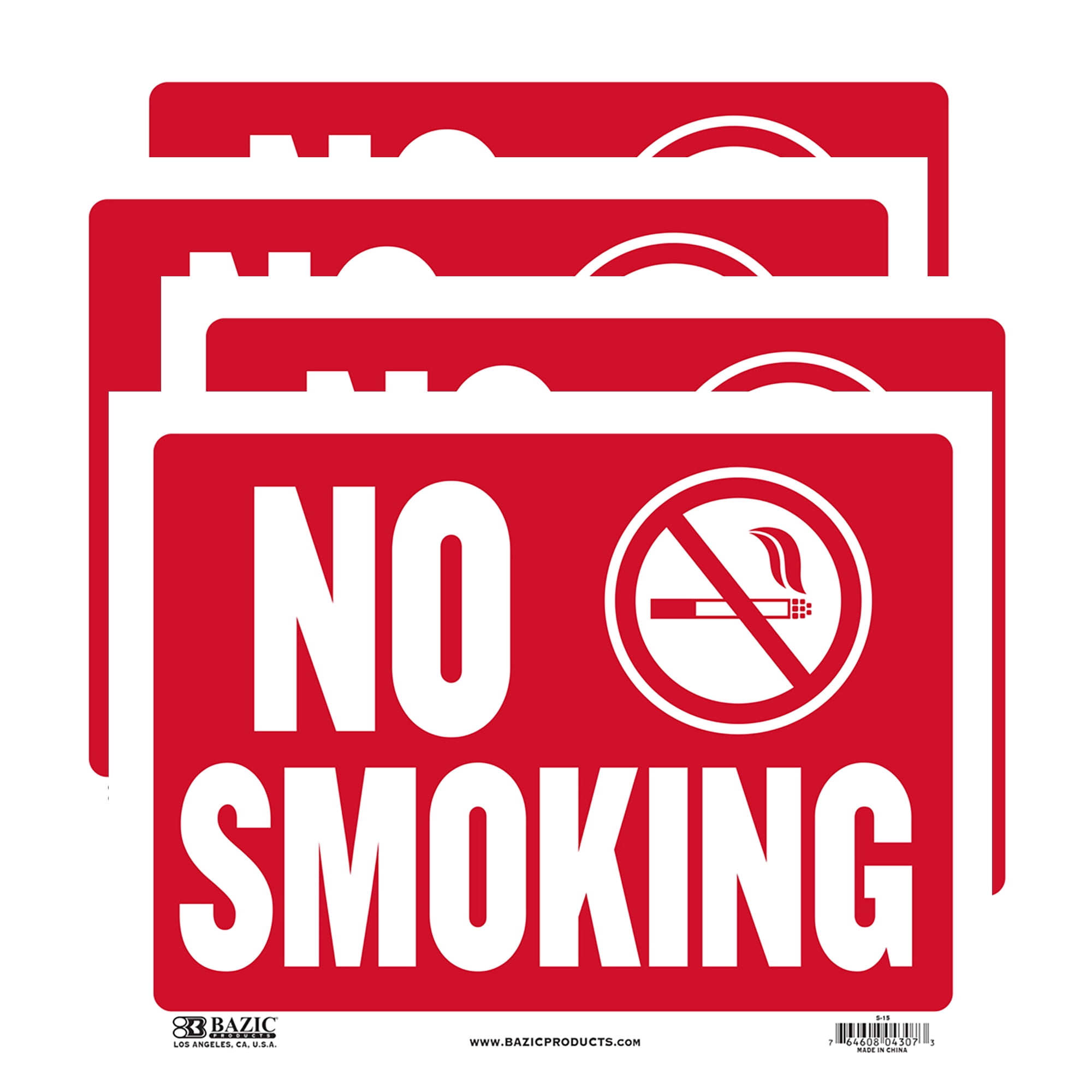 Made in USA This is a Smoke Free Property 9 x 12 Inch Metal Aluminum No Smoking Signs for Business Honey Dew Gifts No Smoking Signs 
