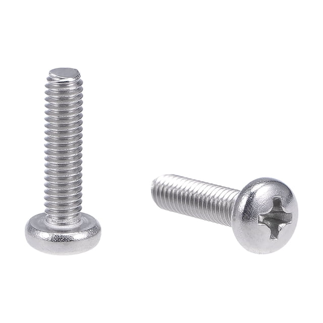 Tornillos de máquina M4x16mm Unique Bargains, tornillos de cabeza Phillips en forma de pan, sujetadores, pernos, 30 piezas