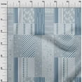thumbnail image 2 of oneOone Tissu Georgette Viscose Patchwork Géométrique Imprimé 1 Yard 42 Pouces de Large, 2 of 4