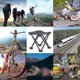 thumbnail image 4 of Taburete de camping LIUXGMXG silla plegable portátil 300 lbs, 4 of 5