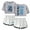 GrayWhite, variant on Freya Skye Stars Align Tour 2026 Short Sleeve Crop Top Shorts Two Piece Set Women's Top Sets