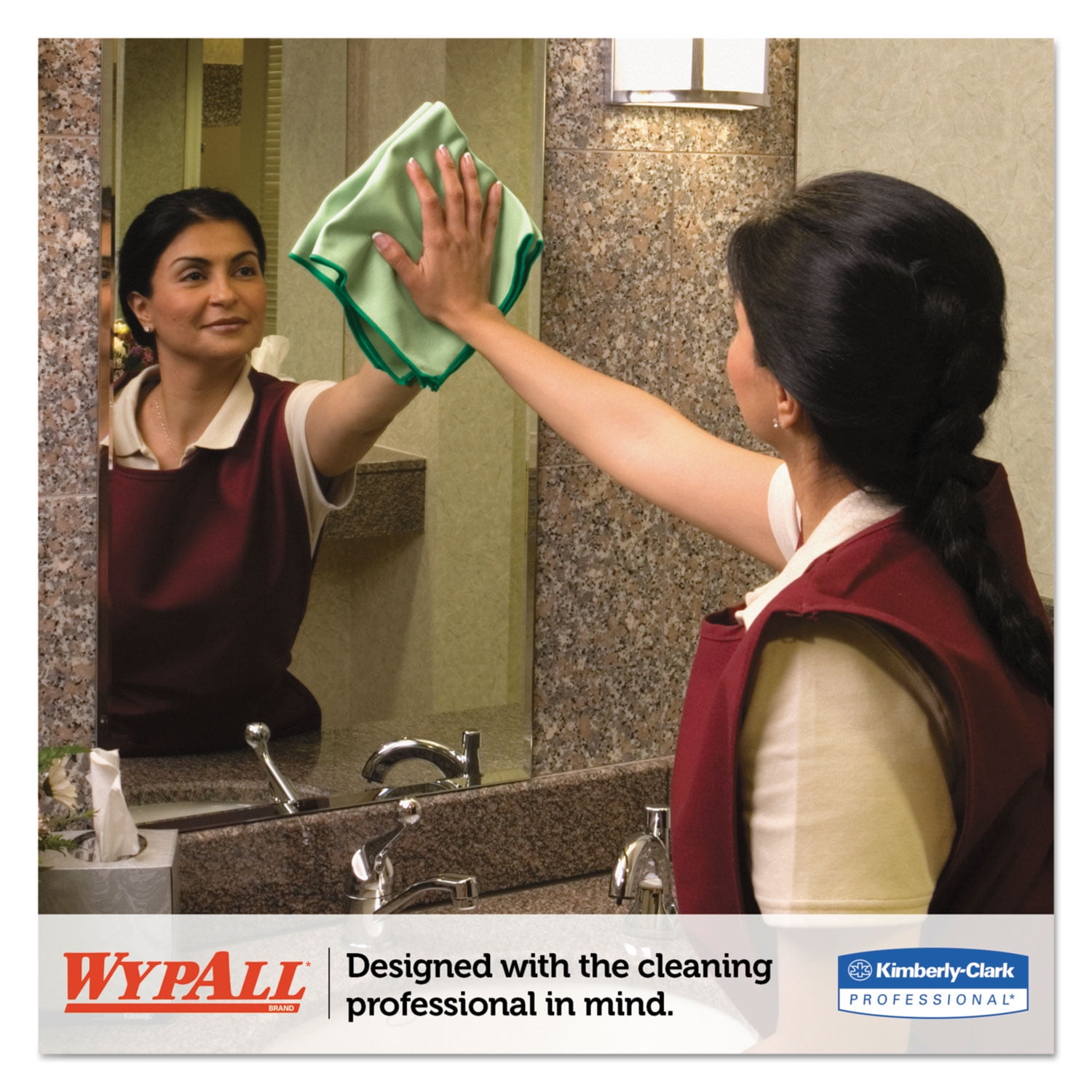Wypall Microfiber Cleaning Cloths, Highly Absorbent, Lint Free, Streak  Free, 15.75 x15.75 in, 6/pack