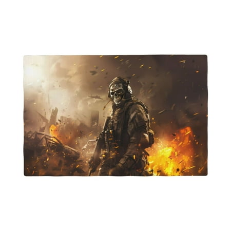 

Placemats Set of 4 / 6 Apocalyptic Skull Soldier Placemats for Dining Table Indoor/Outdoors Heat Resistant Washable Placemats 18 x 12