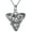 cat urn necklace, variant on Celtic Cat Necklace/Cat Urn Necklace for Women Sterling Silver Triquetra Celtic Trinity Knot Necklace Halloween Jewelry
