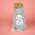 thumbnail image 4 of Doggy Parton, Dog and Cat Clothes, Dolly Parton Pet Hoodie, Blue, XS, 4 of 10