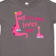 thumbnail image 4 of Inktastic My Grandma Loves Me Girls Dinosaur Girls Toddler T-Shirt, 4 of 5