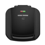 George Foreman 4-Serving Removable Plate Grill and Panini Press, Black, GRP1060B