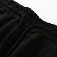 thumbnail image 3 of OSOLU Solid Color Men's Zipper Casual Thin Sports Sweatpants Breathable No Elasticity Trousers Pockets Pants Everyday Comfort Versatile Bottoms, 3 of 6