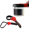 thumbnail image 1 of HUGFEGWE 2PCS Oil Filter Wrench Set, Car Rubber Strap Wrenches, Adjustable Rubber Strap Wrench, 6In+ 8In Automotive Multifunctional Belt Wrench Fit Mechanics Plumbers U2537-6174, 1 of 7