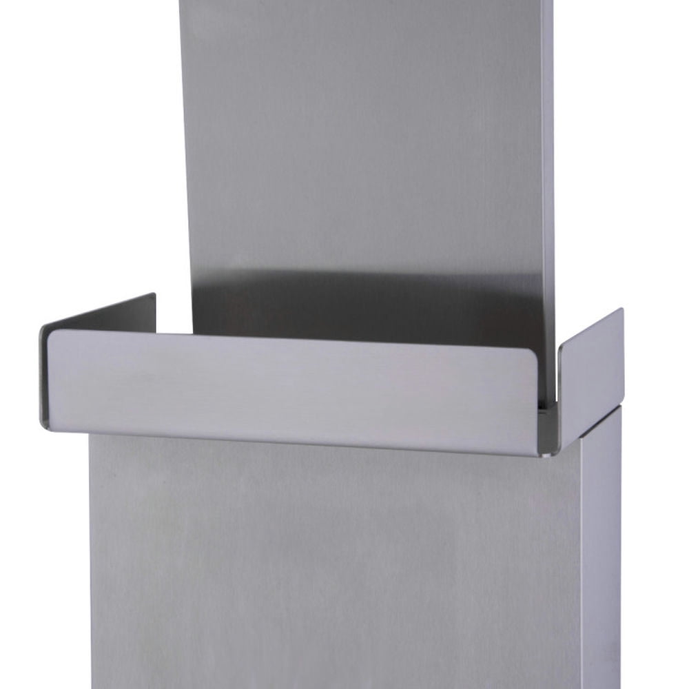Finihen Shower Panel, Shower Panel Tower System, 59â Stainless Steel Shower Panel with Massage Jets and Hand Shower, Silver