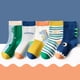 thumbnail image 5 of 5 pares de calcetines unisex para bebé, calcetines cálidos de algodón antideslizantes, calcetines con patrón de dibujos animados para niños pequeños L para 6-8 años, 5 of 5