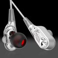 thumbnail image 1 of Auriculares estéreo de 3,5 mm Shamjiam con micrófono remoto nuevo, 1 of 9