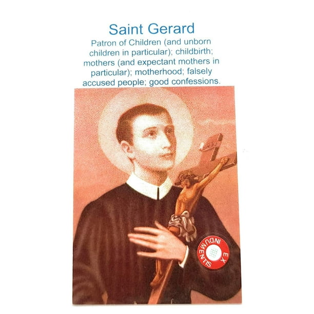 relic card relic card 3rd Class Saint Gerard Majella Patron of Unborn