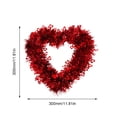 thumbnail image 2 of Adorno de guirnalda de corazón FLhrweasw colgante de 30cm decoración del Día de San Valentín, 2 of 7