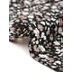 thumbnail image 5 of Blusa floral de manga abullonada con cuello de solapa y cuello en V para mujer INSPIRE CHIC, talla S, color negro, 5 of 6