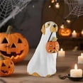 thumbnail image 5 of Vikakiooze Halloween Golden Retriever Resin Figurine, 5 of 6