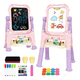 thumbnail image 1 of Caballete De Arte Para Niños De Doble Cara De Ajustablecabal Xtellar Rosa, 1 of 3