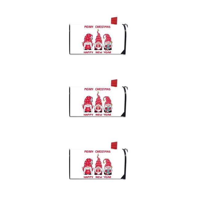 Guardoinrt Weather-resistant And Robust Spring Mailbox Cover Mail In Style Vivid Print YTYH2309086 3Set