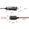 thumbnail image 4 of 12V 24V 15A Heavy Duty Car Lighter Socket Male Female Extension Cord, 4 of 7