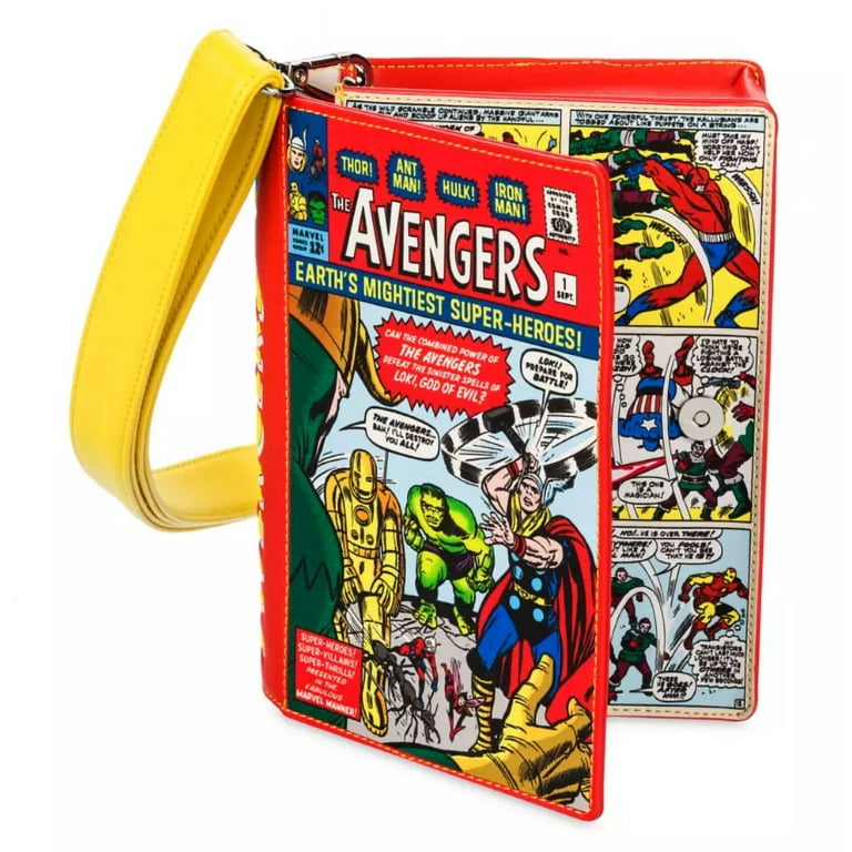 Disney Parks Avengers Marvel Comic Book Loungefly Crossbody