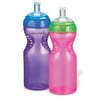 Munchkin BPA Free Mighty Grip Sports Bottle 2 Pack, 10 oz,Colors Vary