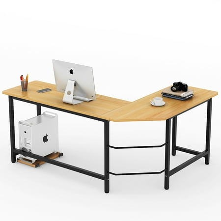 Tribesigns Modern L Shaped Desk Corner Computer Pc Laptop Study Tribesigns Modern L Shaped Desk Corner Computer Pc Laptop Study Table Workstation Home Office Wood Metal Walnut Black Leg