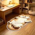 thumbnail image 6 of Sahpxhe Rugs for Bedroom Cute Shiba Inu Shaped Area Rug Animal Pattern Non Slip Floor Mat for Living Room Nursery Home Decor, 6 of 9
