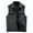 Black, variant on DeHolifer Men Coat Sleeveless Button Down Turndown Collar Solid Color Waistcoat Deinm Coat for Men Black 3XL