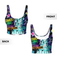 thumbnail image 5 of Picia New York City Sports Bra for Women,Padded Strappy Sports Bras Medium Support Yoga Bra with Removable Cups,Running Yoga Bra-XX-Large, 5 of 9